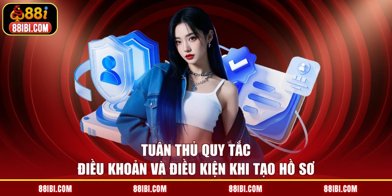 Tuân thủ quy tắc điều khoản và điều kiện khi tạo hồ sơ